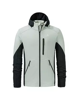 SCHÖFFEL | Chaqueta polar para hombre Lodron M con capucha | hellgrau